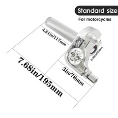 CNC Aluminum Motorcycle Throttle Grip 7/8 Quick Twister with Cable for Dirt»
