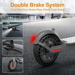 Adult Electric Scooter 8.5»Solid Tire 350W Powerful Motor Max Speed
