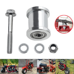 8mm Chain Tensioner w/ 1-3/4″ Roller Silver For Baja 97cc 100cc Doodle Bug DB30