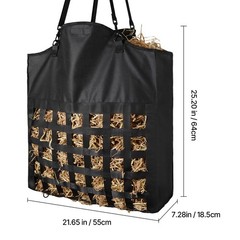 Uimoso Durable Slow Feed Hay Bag for Horses, 21.65 x7.28x 25.2 in, 1.81 in Holes