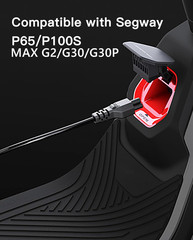 Fast Charging Cable Compatible with Ninebot by Segway MAX G3/G2/G30/G30P/P65/P10