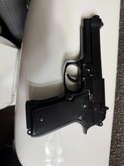 Classic Army Black Airsoft Pistol with Magazine Included
