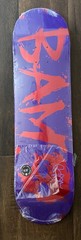 Zero Skateboard SIGNED Bam Purple Blood Deck 8.25