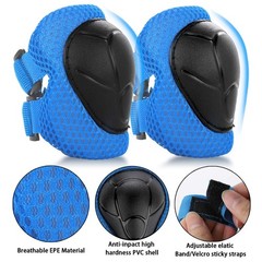 6PCS Kids Protective Gear Set, Knee Pads for Kids 3-10 Years Old, Toddler Elb…