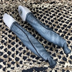 NEW Carbon CRBN SC Paintball Elbow Sleeves – Heather Grey – Large