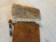 Vintage Leather And Fur Arrow Quiver
