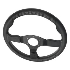 350mm Steering Wheel w/ Cap for Go Kart Off Road Cart Drift Trike Buggy ATV NEW