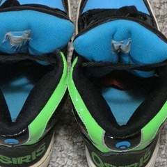 Osiris Men’s High-Top Skateboarding Shoes Black Blue Green