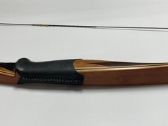 Stewart’s Handmade Longbow Recurve 42#@26″ Osage, Bamboo, Cocobolo, Curly Maple,