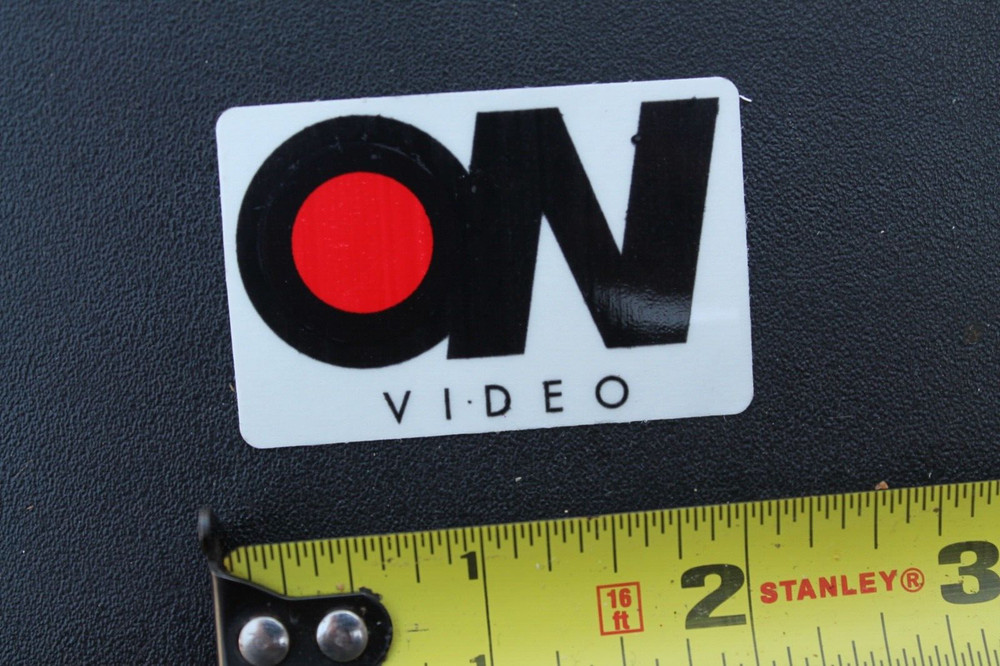 ON Video Magazine 411 Studios Clear Original BP3 Vintage Skateboarding STICKER