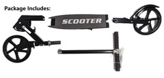 Foldable Kick Scooter 8″ Big Wheels Scooter work load 220LBS for Kids 6 up Teens