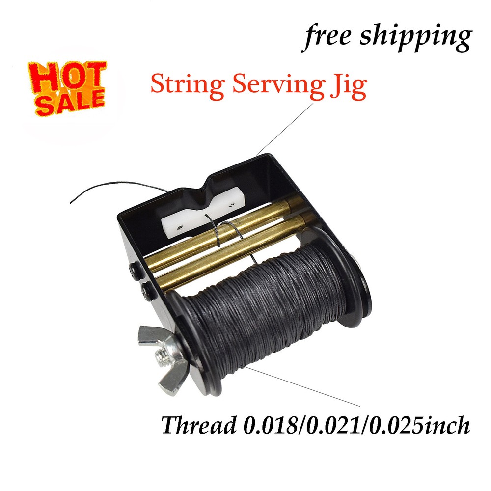 1X Archery Bowstring Serving Thread Protective with String Server Jig Tool Set