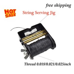 1X Archery Bowstring Serving Thread Protective with String Server Jig Tool Set