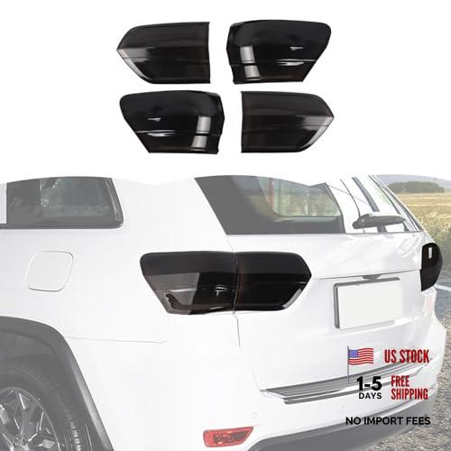 Smoked Black Tail Light Lamp Cover Guard Trim Decoration Exterior Accessories