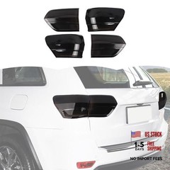 Smoked Black Tail Light Lamp Cover Guard Trim Decoration Exterior Accessories