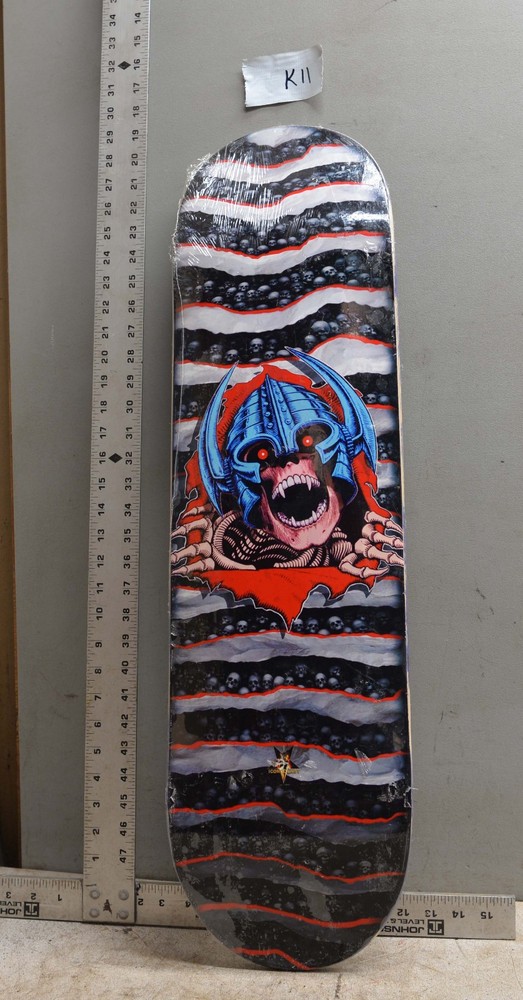 Rare Powell Peralta Nordic Skull Iconoclast skateboard deck collectible K11