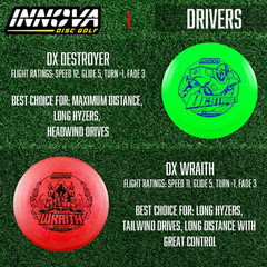 Set 10 Pack – Disc Golf Starter Set for Beginners with Disc Golf Drivers, Mid-Ra