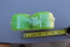 Neon Green 60mm Original 80’s Soft Cruiser Vintage Skateboard WHEELS – Set of 4