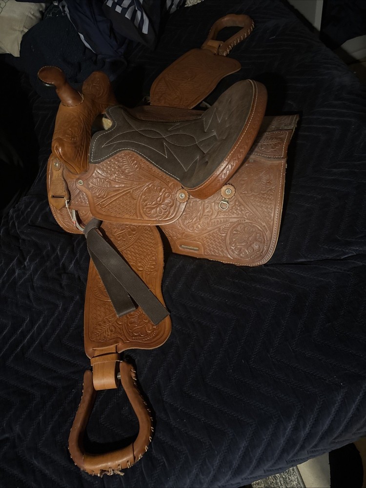 Vintage Western Y Saddle Imported From Texas