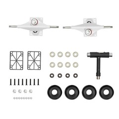 Aluminum Alloy Skateboard Truck Combo Set Cruisers Wheels Skateboard Truck Part