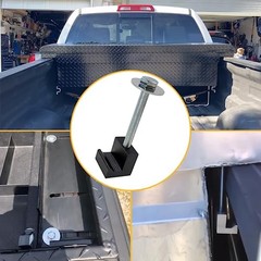 Truck Tool Box Mounting Kit Aluminum Alloy J Hooks Pickup Universal Fit Black