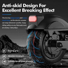 80/65-6 Tire & Inner Tube Electric Scooter 10 Inch Thick Pneumatic E-Bike Tyres