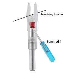 12-Pack or 6-Pack S Lighted Nocks for Arrows .244/6.2mm Lighted Arrow Nocks f…