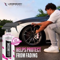 Legendary Gloss Dressing 16oz – Tire Shine Spray & Plastic Restorer – Wate