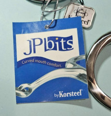 JP Bits by Korsteel 144184 French Link Oval Mouth Eggbutt 5″ Snaffle Bit NWT