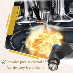 12592648 OE Performance Fuel Injectors,Compatible w/Chevy 3.5L Impala Malibu