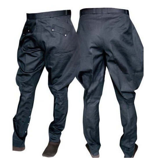 Jodhpuri Black Hinting Trousers Horse Riding Polo Baggy Breeches Sports Pants