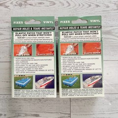 2 pk Tear-Aid Vinyl Repair Kit Type B Clear Patch for Vinyl and Vinyl-Coated