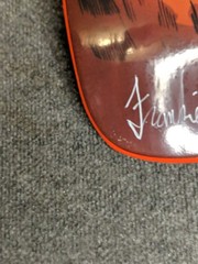 Frankie Hill Rare Double Signed House of Hill Skateboard Red Shaped Deck 2019