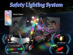 10000W NFC 13″ OFF ROAD 60V 40AH 55MPH FAST SPEED 75Miles ELECTRIC SCOOTER ADULT