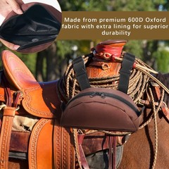 2 Pcs Pommel Pocket Saddle Bag Saddle Horn Bag Saddle Pouch for Western & End…