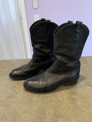 Dan Post Leather Cowboy Boots Men’s Sz 10 EW Black