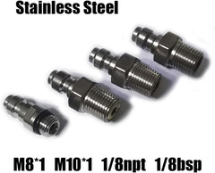 8Mm Fill Nipple Male Quick Disconnect Valve with One Way Foster M10*1 Thread