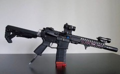 Airsoft AEG KRYTAC M4 CNC Machined Aluminum Sharpshooter Drop Stock Adapter