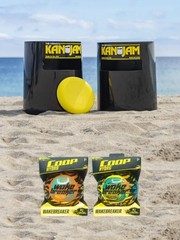 Kan Jam Disc Toss Game Outdoor Activity Backyard Beach Park+2 WaveBrakers Balls