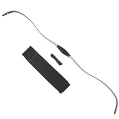 Archery 46″ Traditional Short Bow Horsebow Recurve Bow Bamboo&Fiberglass Limbs