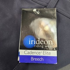 Irideon Cadence Elite Breech Womens 1X Black Knee Patch Equestrian Riding Pants