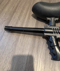 Tippmann Model 98 Semi Auto Paintball Gun w/ Barrel, Hopper ASG UltrAIR HPA Tank