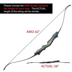 SAS Southland Archery AMO 50 in (Actual 46 in), 16 Strands (Bows Upto 65 lbs)