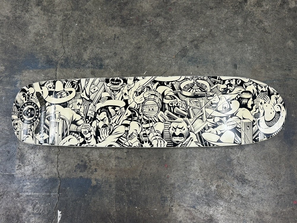 Santa Cruz Jason Jesse Skateboard Deck Veterans Division Shape Bar Scene Unused