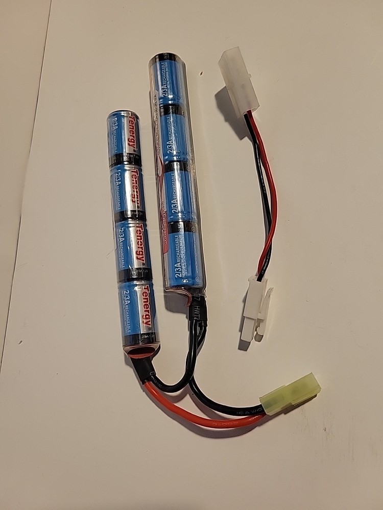 Tenergy NiMH 9.6V 1600mAh Nunchuck Rechargeable Battery Pack