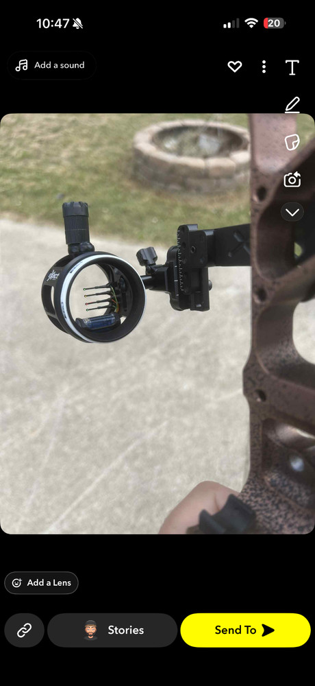 B3 ARCHERY Exact Hunter 4 pin sight. Used