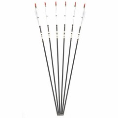 12pcs Archery 30″ Hunting Carbon Arrows Turkey Feathers Shooting Target Practice