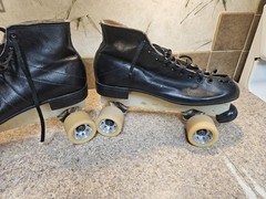 Oberhamer Roller Skates – Black Original Challenger Plate – Mini Fanjets – Used