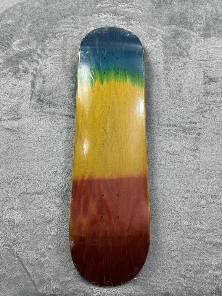 New Gradient Multi Color Woodgrain Skateboard Deck Street Graphic Design 8.25