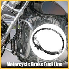 60cm 23.62″ 10mm Motorcycle Braided Brake Clutch Oil Hoses Line Pipe Clutch